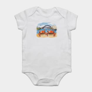 Crabs on Summer in Australia Baby Bodysuit